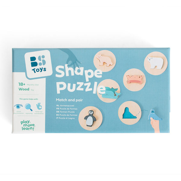 BS Toys - Puzzle Με Σφηνώματα