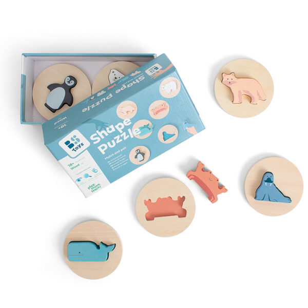 BS Toys - Puzzle Με Σφηνώματα