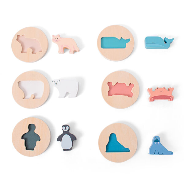 BS Toys - Puzzle Με Σφηνώματα