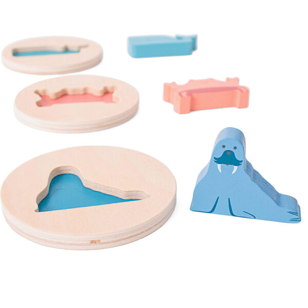 BS Toys - Puzzle Με Σφηνώματα