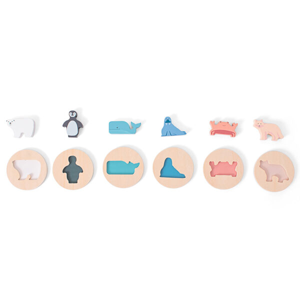 BS Toys - Puzzle Με Σφηνώματα