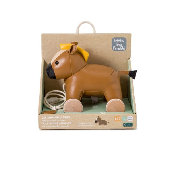 Charles the pull along horse