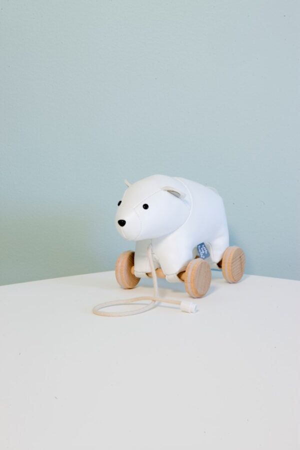 Nathan the pull along polar bear