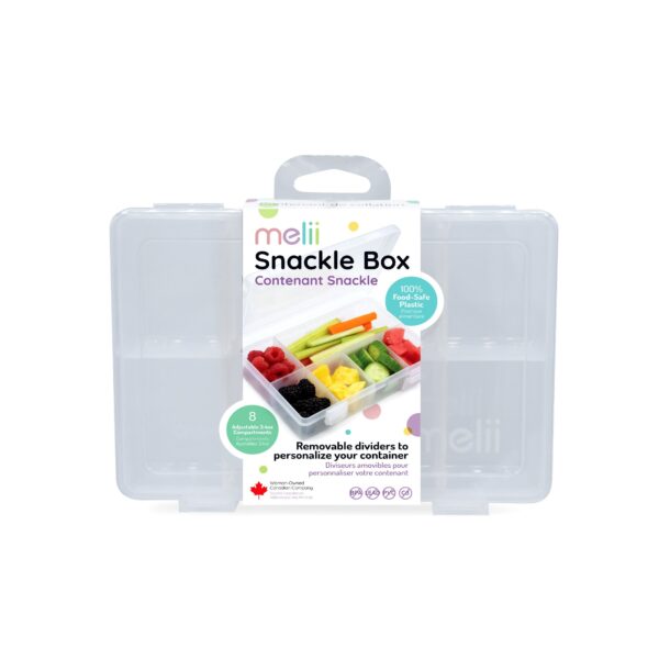 Melii - Διάφανο Δοχείo για Σνακ με 8 Χωρίσματα