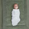Meyco 2 Pack Swaddle Cheetah/Forest green 0-3 μηνών