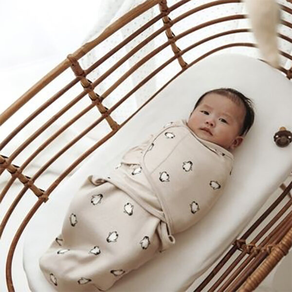 Meyco Swaddle Black Dots 0-3 μηνών