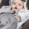 Meyco Fleece Wrap Για Το Κάθισμα Αυτοκινήτου Cheetah Grey
