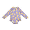 Zoocchini Ολόσωμο Μαγιώ με Μανίκια UV Pineapple