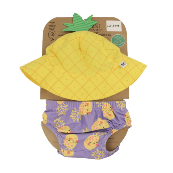 Σετ Μαγιό και Καπέλο UPF50+ Pineapple Punch