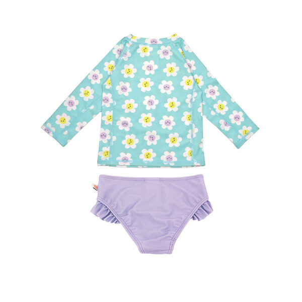 Zoocchini Σετ UV Μαγιώ και Μπλούζα Daisy