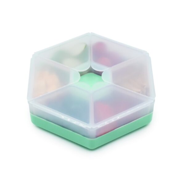 Melii – Snackle Box Hexagon Mint