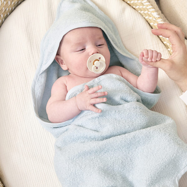 Meyco Βρεφική Πετσέτα Wavy - grey blue - 80x80cm