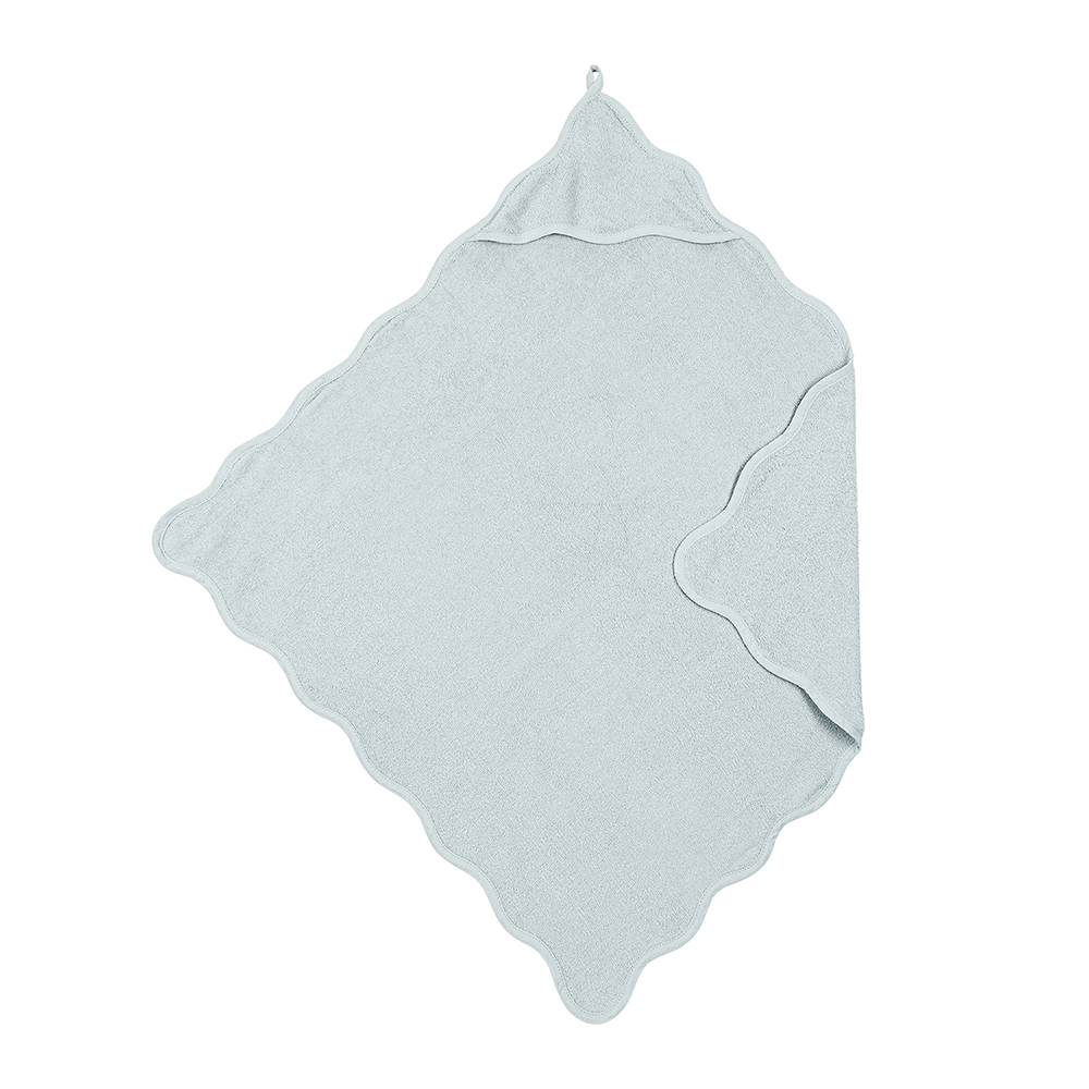Meyco Βρεφική Πετσέτα Wavy - grey blue - 80x80cm