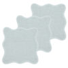Meyco 3-pack Πανάκια Προσώπου Wavy - Grey Blue