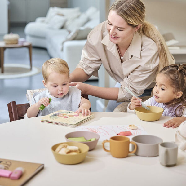 Meyco Σετ 2 Σαλιάρες Wavy Blue Grey