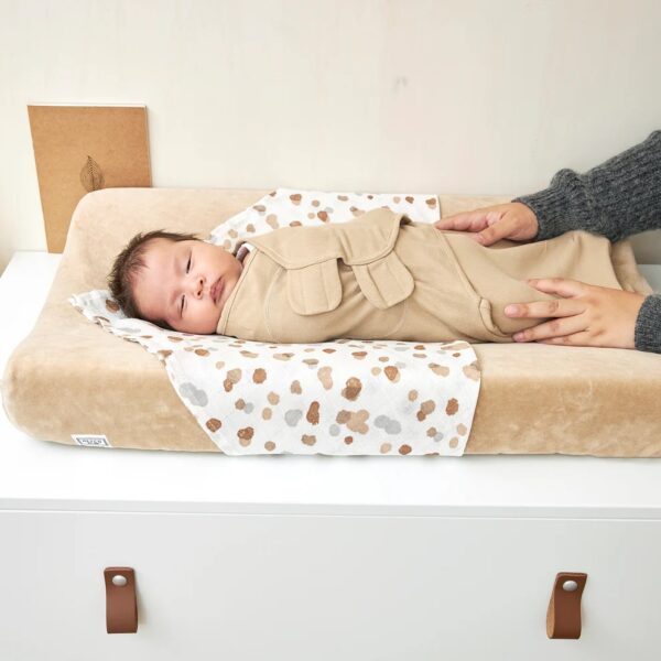 Meyco Swaddle Branches Sand 0-3 μηνών