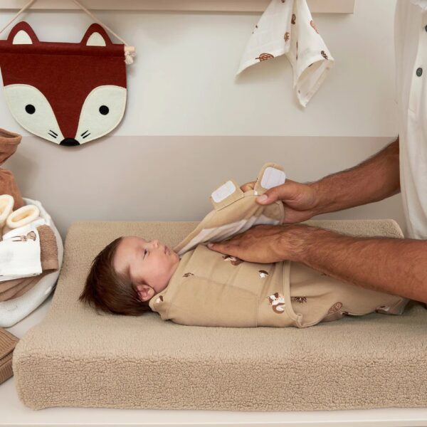 Meyco - Swaddle Forest Animals Sand 0-3 μηνών