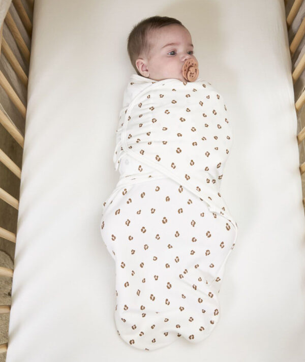 Meyco - Swaddle Mini Panther Ροζ απαλό 0-3 μηνών