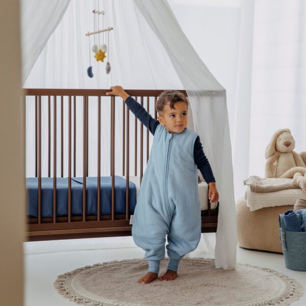 Meyco 100% Βαμβακερός Υπνόσακος 2.0 Tog με Ποδαράκια Muslin Jeans Blue (9 μηνών-5 ετών)