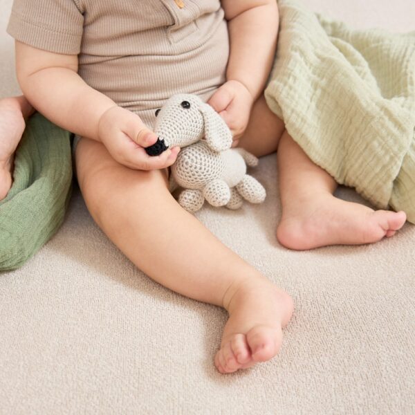 Meyco Σετ 100% Βαμβακερές Μουσελίνες Natural/Soft Olive/Olive Green 70x70cm (3 τμχ.)