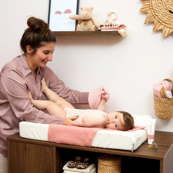 Meyco Σετ 100% Βαμβακερές Μουσελίνες Soft Rose/Rose/Natural 70x70cm (3 τμχ.)