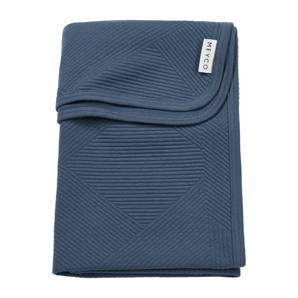 Meyco Κουβέρτα Κούνιας Pure Indigo 75x100cm