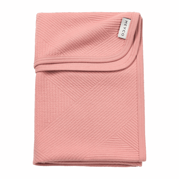 Meyco Κουβέρτα Κούνιας Pure Rose 75x100cm