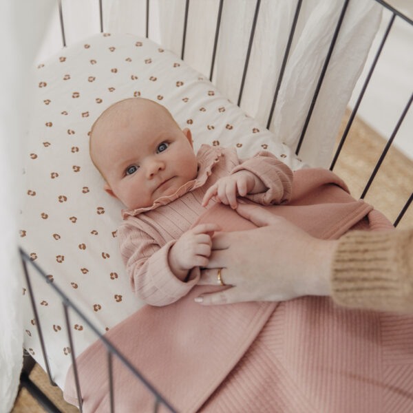 Meyco Κουβέρτα Κούνιας Pure Rose 75x100cm