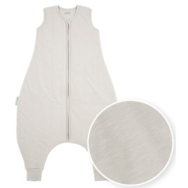 Meyco Υπνόσακος με πόδια Slub grey (9 μηνών - 5 ετών)