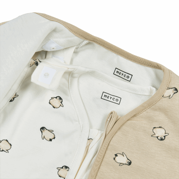 Meyco Υπνόσακος 4 εποχές Penguin Soft Sand(6 μηνών - 3 ετών)