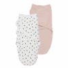Meyco 2 Pack Swaddle Mini Panther Soft Pink 0-3 μηνών