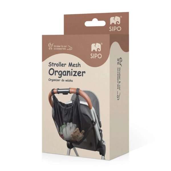 sipo-mesh-stroller-organizer.jpg Sipo Τσάντα-Δίχτυ Αποθήκευσης Καροτσιού