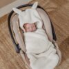 Meyco Wrap Κουβερτούλα Teddy για τη βόλτα Rabbit Natural