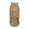 Meyco Wrap Κουβερτούλα Teddy για τη βόλτα Bear Brown