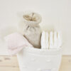 Meyco Πετσετάκια Λαβέτες Πακέτο των 6 offwhite/soft pink/toffee (30x30cm)