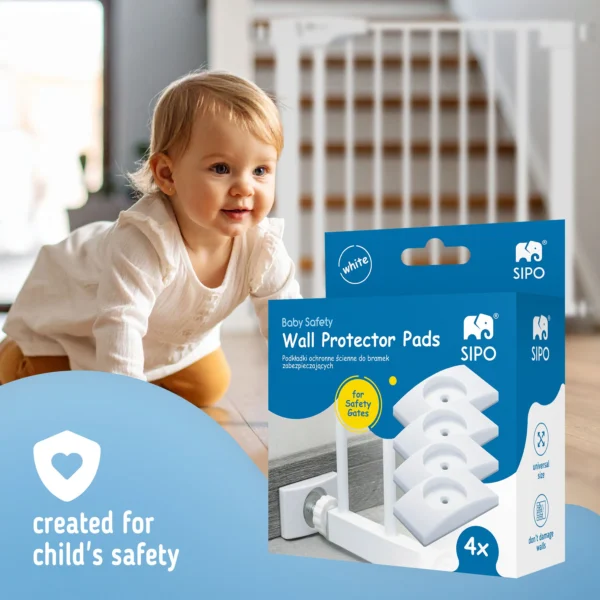 Sipo Προστατευτικά Τοίχου για Πόρτα Ασφαλείας 4 τεμ.