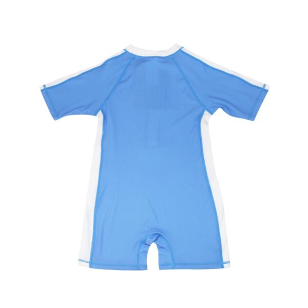 Zoocchini Κοντομάνικο Surf Suit με Στάμπα Dino/Med Blue