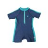 Zoocchini Κοντομάνικο Surfsuit με Στάμπα Walrus/Dark Blue