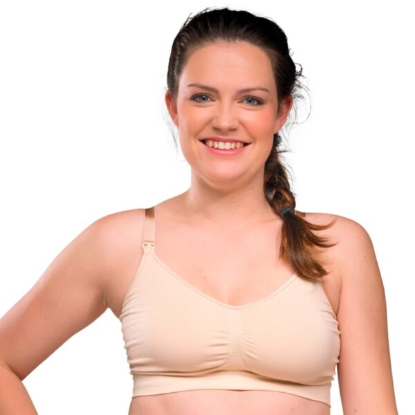 Carriwell 2 Pack Σουτιέν Θηλασμού Χωρίς Ραφές (Μαύρο/Μπεζ)