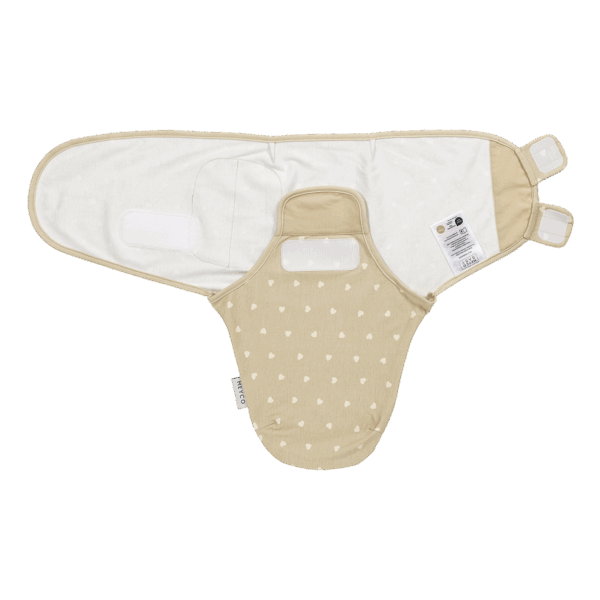 Meyco Swaddle Sweet Heart Sand 0-3 μηνών