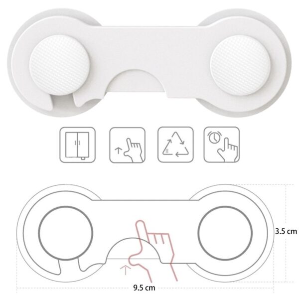 Ασφάλειες ντουλαπιών 10τμχ