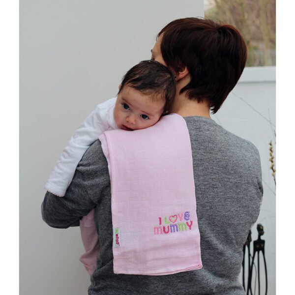 Minene Μουσελίνες Σετ των 3 (I love mommy)