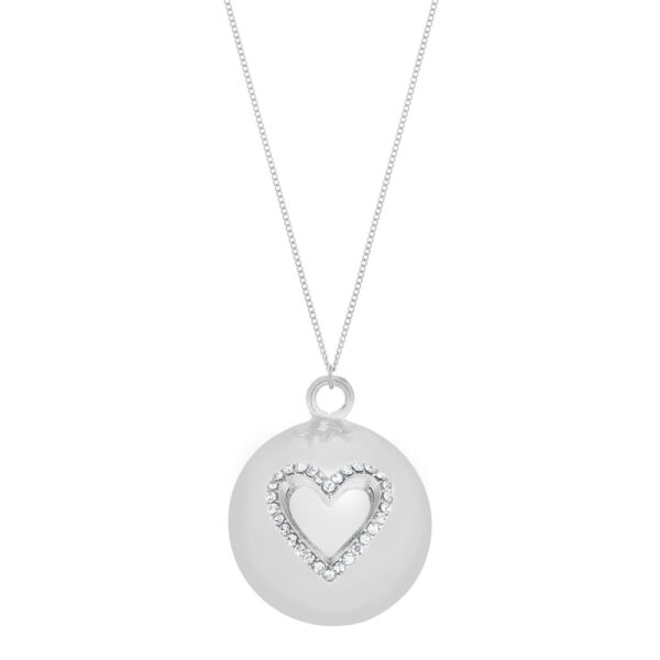 Proud Mama Lilo Heart Silver