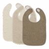 Meyco Σετ 3 Σαλιάρες  Natural/Soft Sand/Taupe