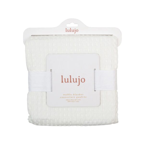 Lulujo Waffle Κουβερτούλα Cream Vanilla
