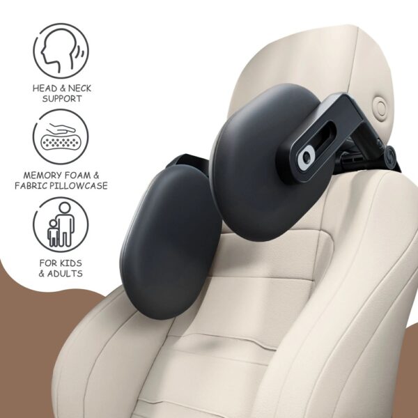 Sipo Ρυθμιζόμενο Προσκέφαλο Αυτοκινήτου με Memory Foam για Στήριξη Αυχένα