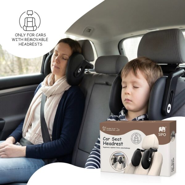 Sipo Ρυθμιζόμενο Προσκέφαλο Αυτοκινήτου με Memory Foam για Στήριξη Αυχένα