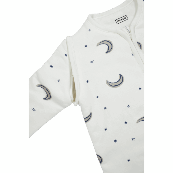 Meyco Υπνόσακος Moon Indigo με αποσπώμενα μανίκια (0-5 ετών)