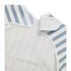Meyco Σαλιάρα με Μανίκια Fat Stripe Jeans Blue