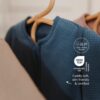 Meyco 100% Βαμβακερός Υπνόσακος 2.5 Tog με Ποδαράκια Classic Indigo (9 μηνών-5 ετών)
